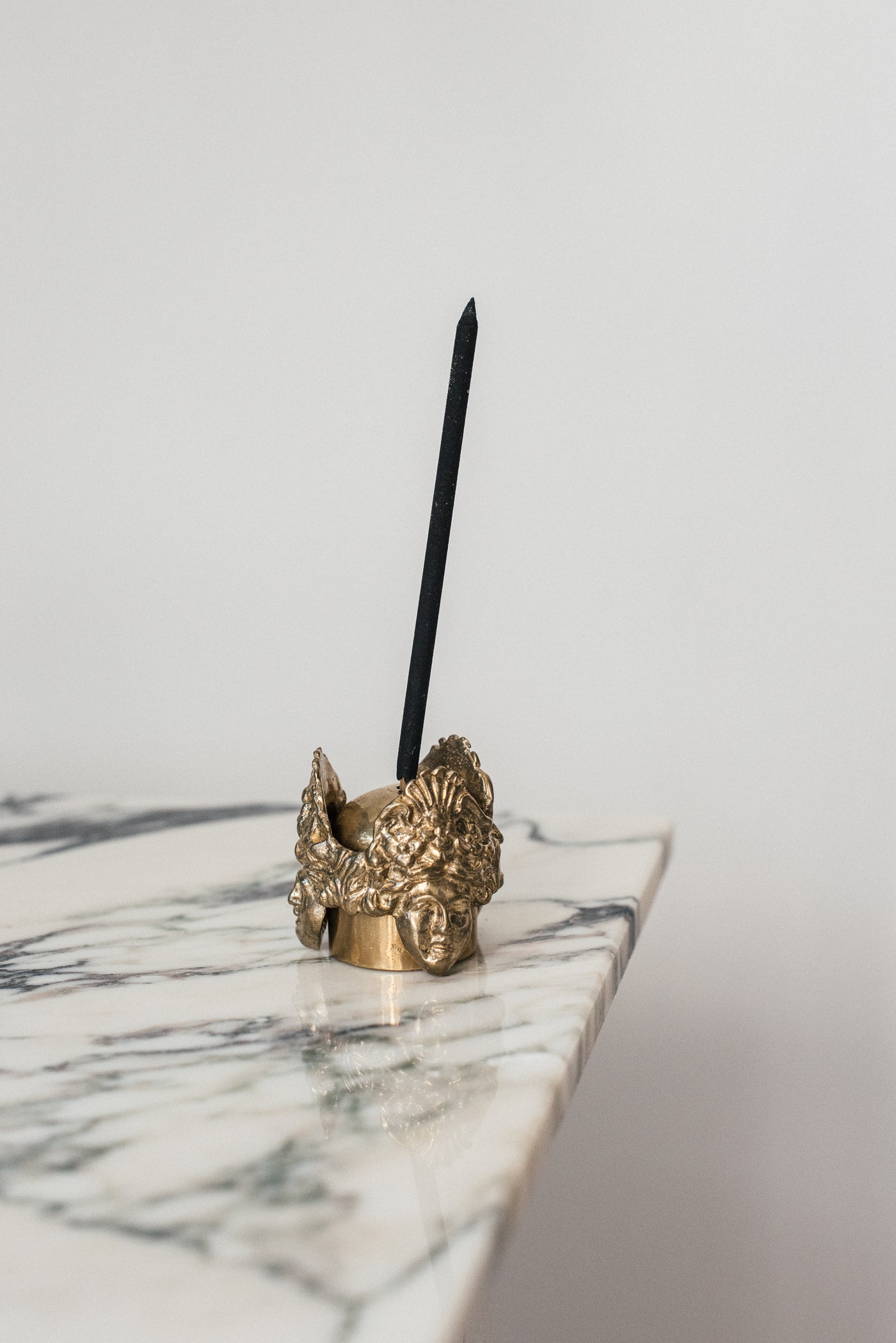 LADY FACE TWO PIECE INCENSE HOLDER